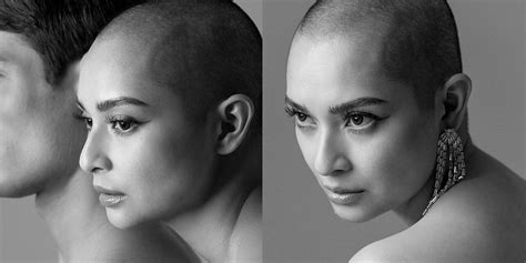 Ryza Cenon pays tribute to cancer and alopecia warriors.